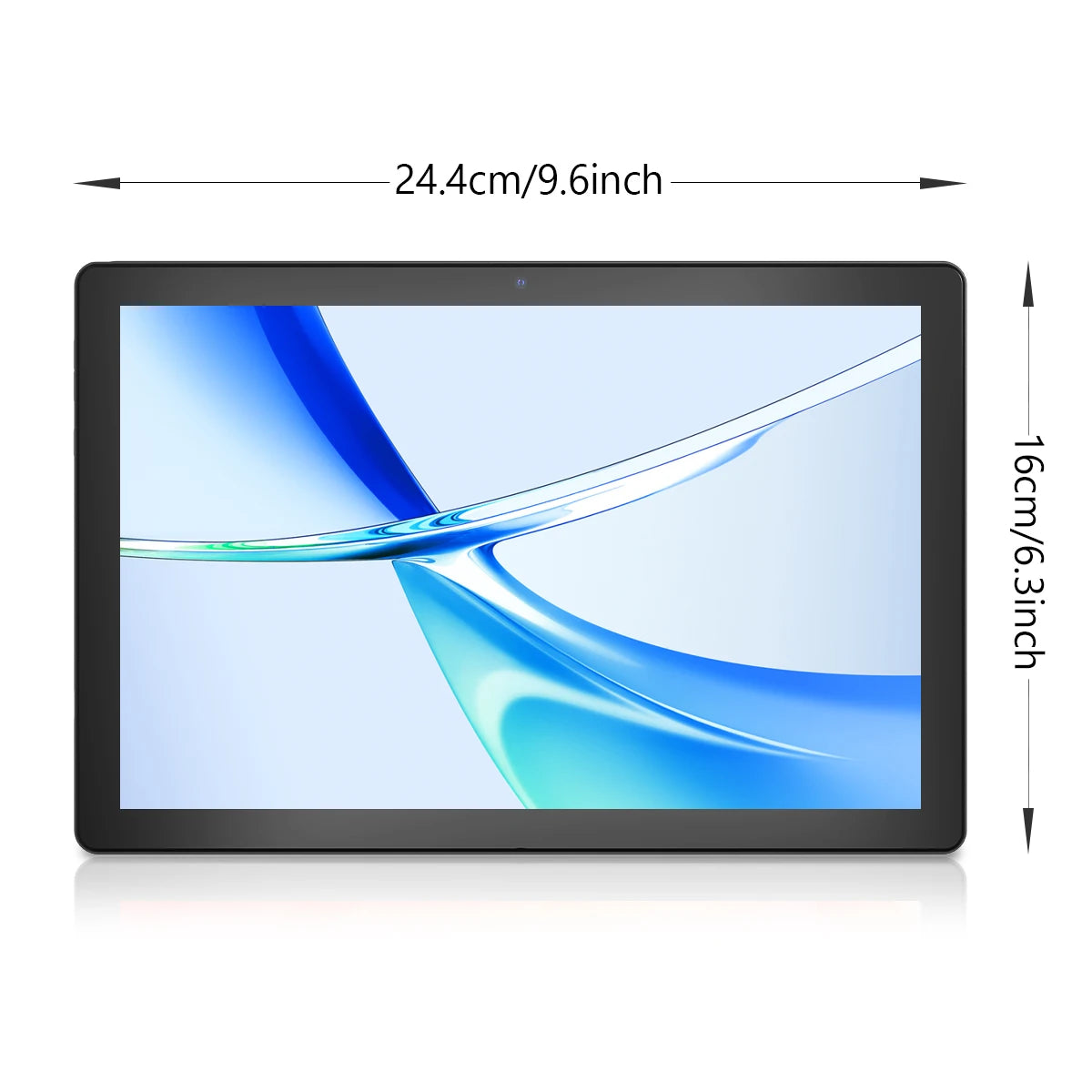 Tablet BAKEN Android 15, 10 Pulgadas, 12 (3+9) GB de RAM + 64 GB de ROM, Cuatro Núcleos, Batería de 6000 mAh, Incluye Funda Protectora Gratuita