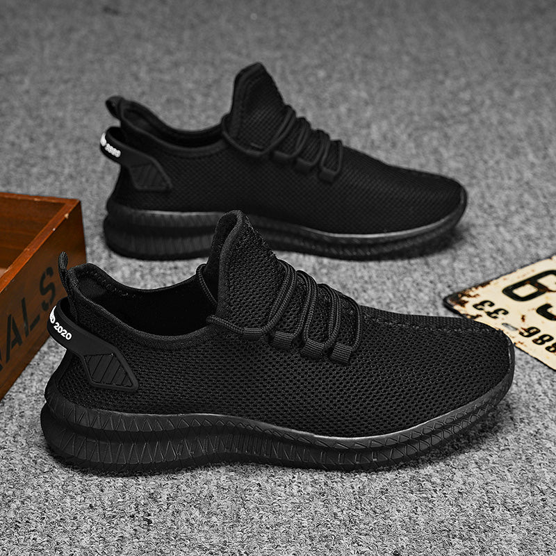 Zapatillas de correr transpirables para hombre, zapatos informales con plataforma a la moda para hombre, zapatos vulcanizados ligeros para mujer, zapatillas antideslizantes flexibles