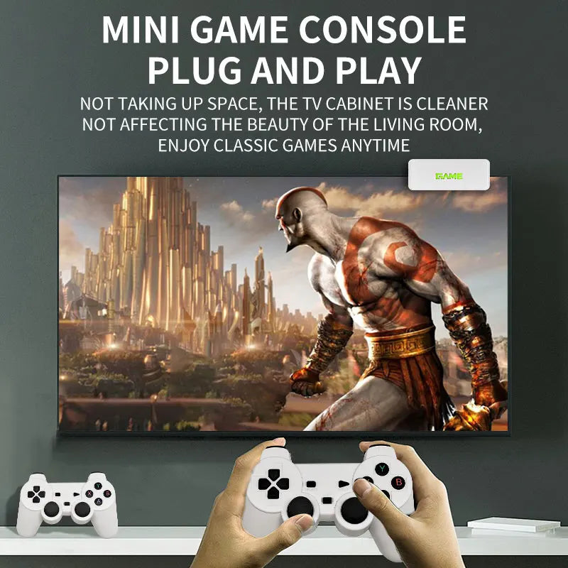 Coopreme X7 Y7 Actualizada Consola de Juegos Super TV con Salida HD, Joystick, Doble Controlador, Juegos de Lucha, Consola de Juegos PSP para el Hogar, Más de 10000 Juegos