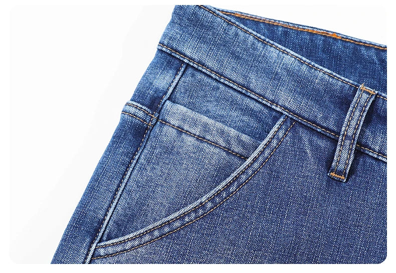 Pantalones Vaqueros de Invierno para Hombre, Terciopelo, Talla Grande 42-44