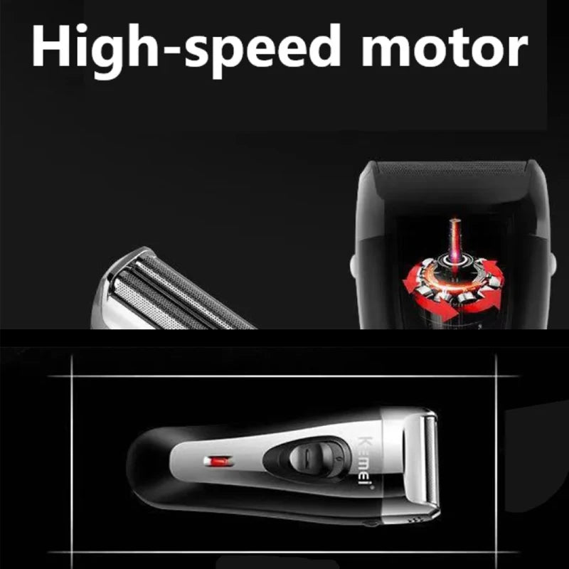 Kemei Afeitadora Eléctrica Inalámbrica KM-9038