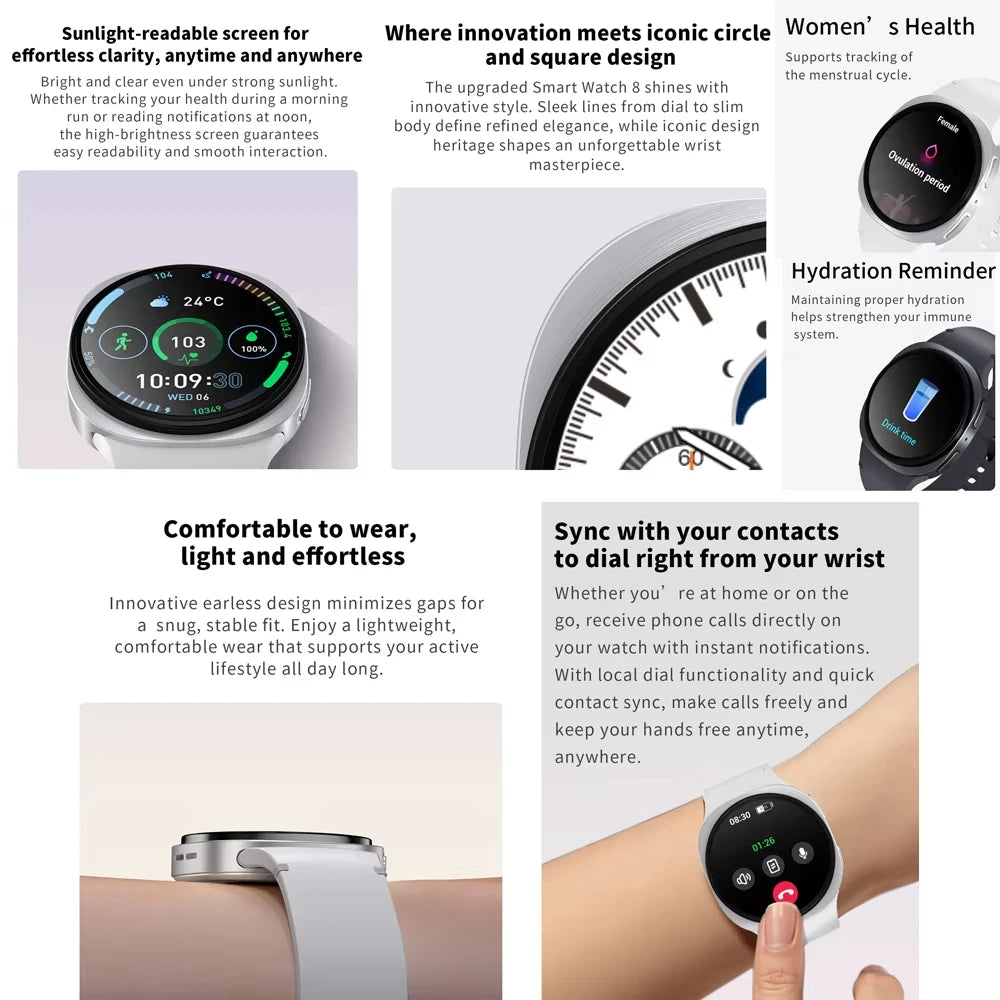 Reloj Inteligente 8 Mini Asistente de Voz IA