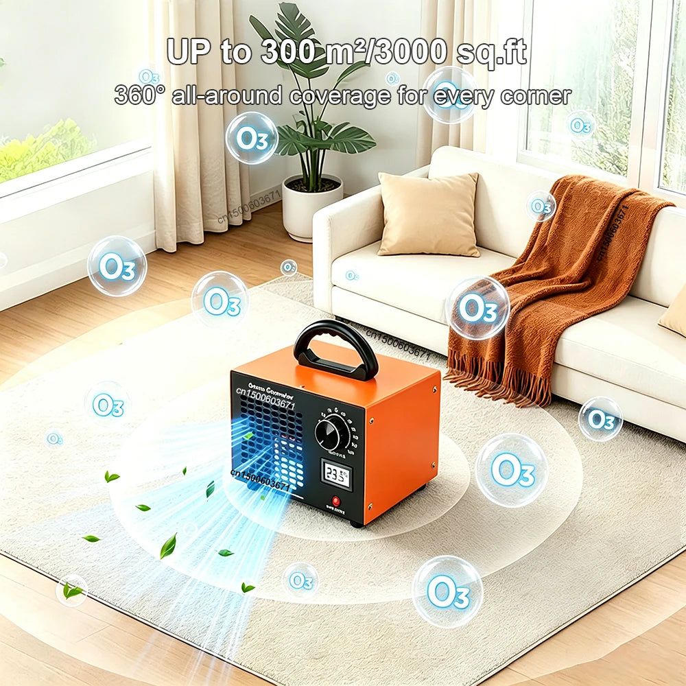 Generador de ozono purificador de aire 60g/h para espacios grandes