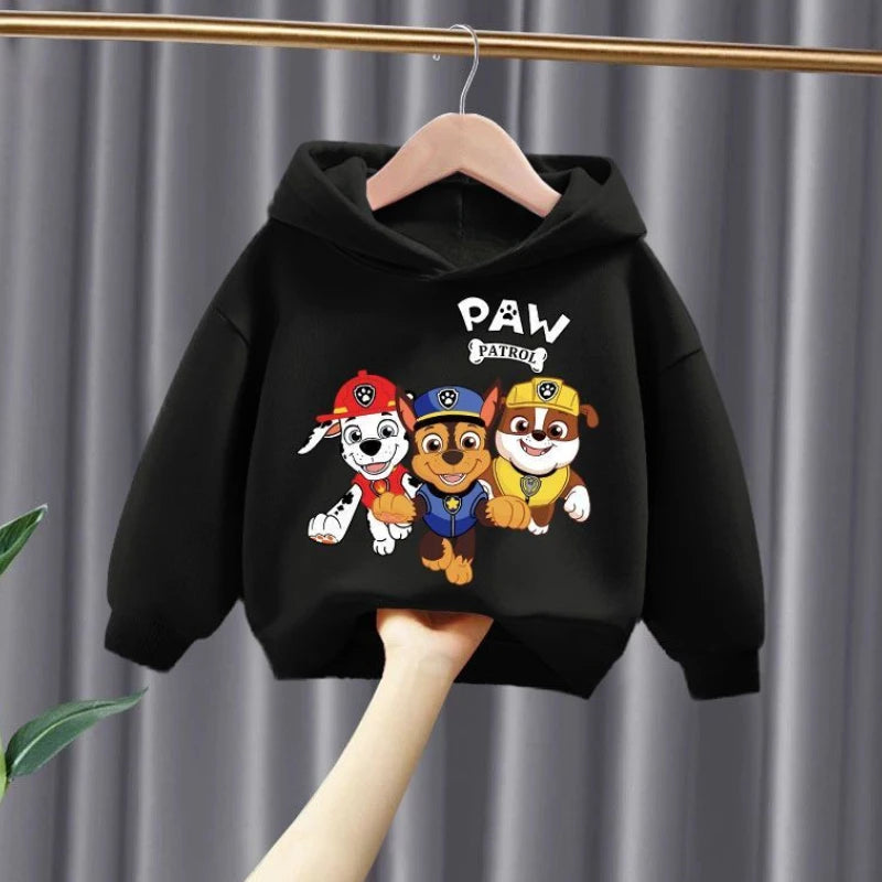 Conjunto de ropa para niños de primavera y otoño, sudadera fina y pantalón de chándal, traje de dos piezas, chándal para niños de la patrulla canina