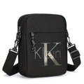 Bolso Cruzado para Hombre con Estampado Klein