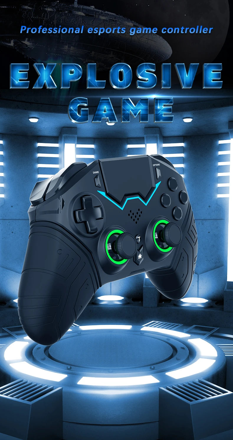 Controlador inalámbrico para PS4, PS3, PS, Playstation 4, 3, teléfono móvil, PC, Android, TV, Control, Bluetooth, Gamepad, Joystick para juegos