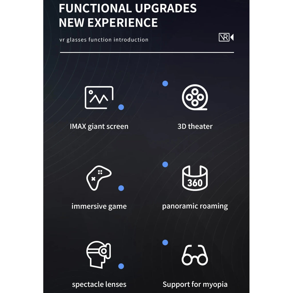 Gafas de Realidad Virtual 3D VR, Auriculares para Smartphone, Casco, Lentes para Teléfono Móvil, Dispositivo con Controlador para Videojuegos