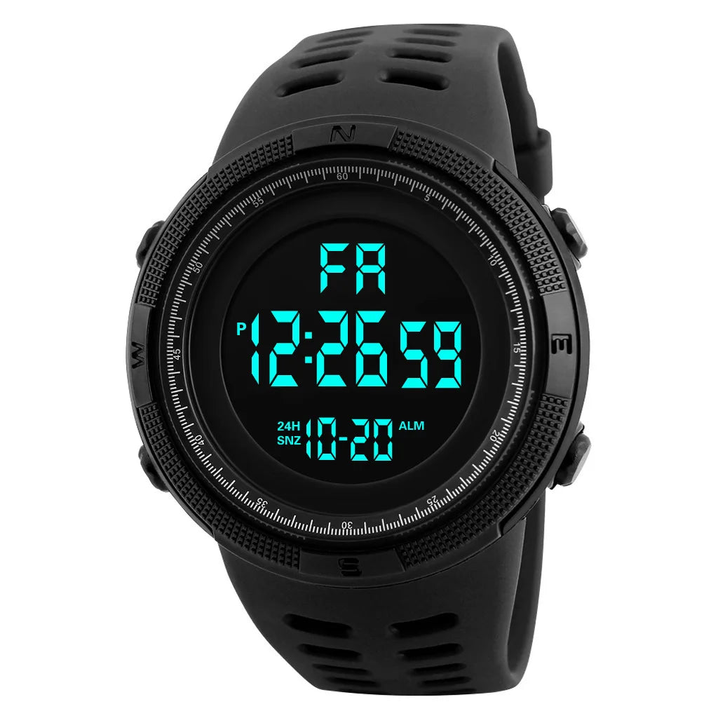 Reloj Digital para hombre, reloj de pulsera deportivo militar, relojes deportivos multifunción resistentes al agua, reloj electrónico para niños y estudiantes, regalos para hombres