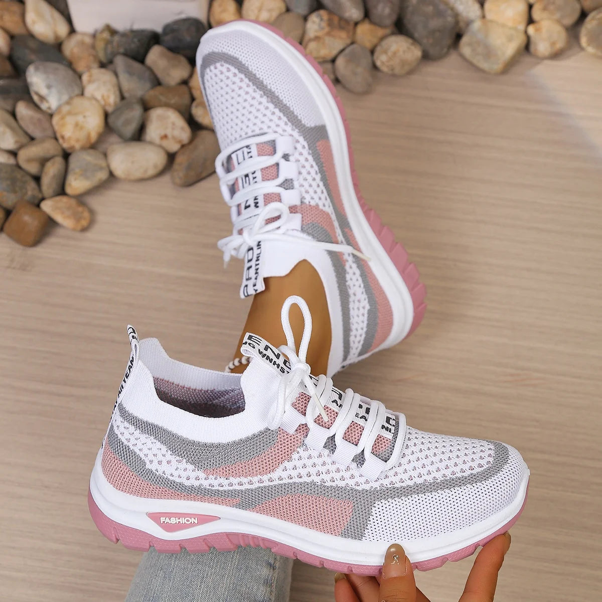 Zapatillas Informales de Lona para Mujer con Cordones