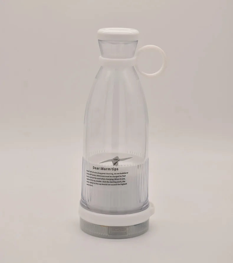 Taza exprimidora eléctrica, licuadora de 6 hojas, máquina para batidos, herramienta portátil USB para mezclar leche y fruta, Mini licuadora de jugo fresco