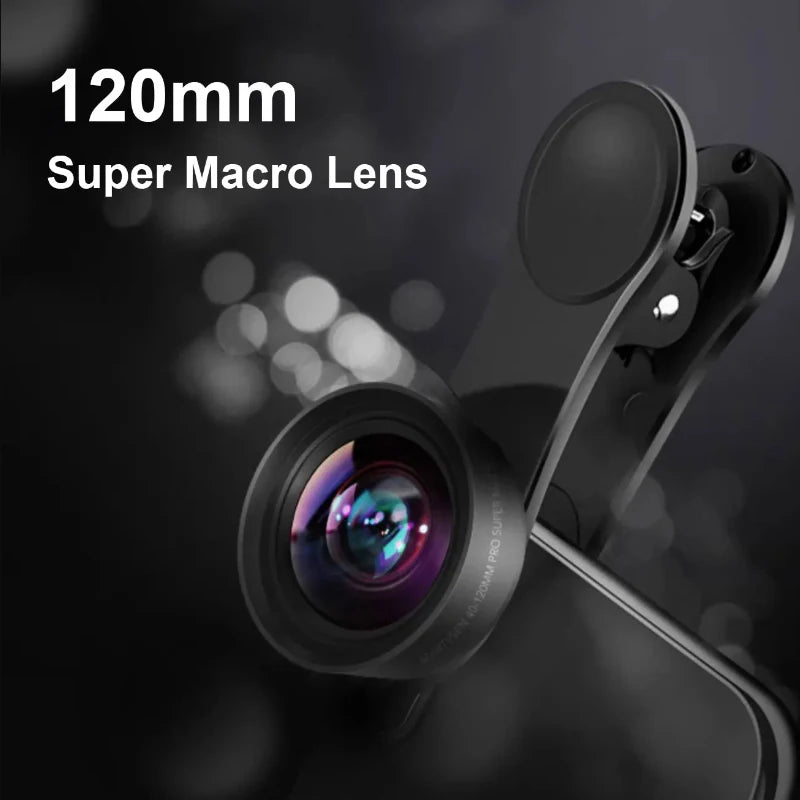 Lente Macro 120MM 10X HD 5K para iPhone y Android
