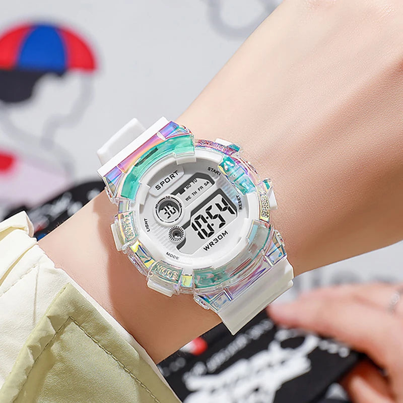 Reloj Digital LED Infantil Deportivo con Alarma
