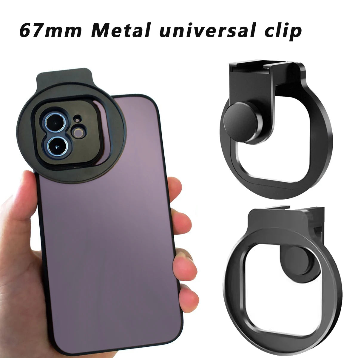 Kit Filtros de Fotografía 67mm con Clip para Smartphone