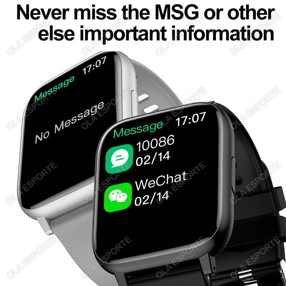 2025 reloj inteligente hombres mujeres GPS HD pantalla táctil Monitor de presión arterial relojes deportivos Bluetooth llamada Fitness reloj inteligente Digital