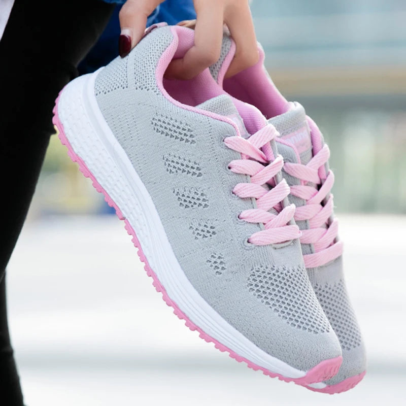 YRZL Zapatillas de deporte para hombre, zapatillas de deporte transpirables de malla cómodas y ligeras a la moda, zapatos deportivos para parejas, zapatos de tenis al aire libre para hombres