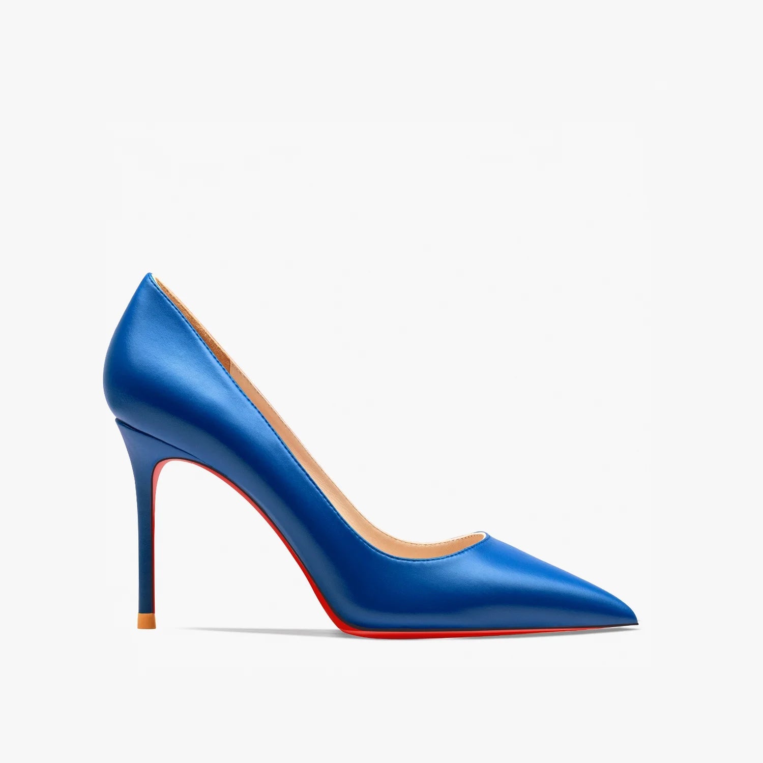 Zapatos de Tacón Alto de Punta Fina para Mujer – Cuero Mate