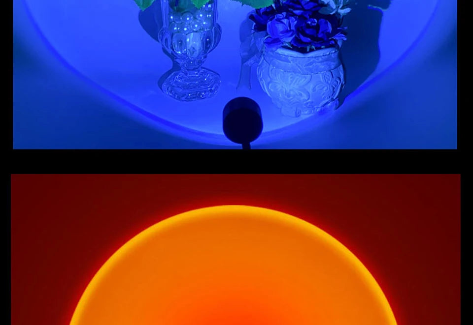 Lámpara LED de Atardecer Proyector de Luz Nocturna
