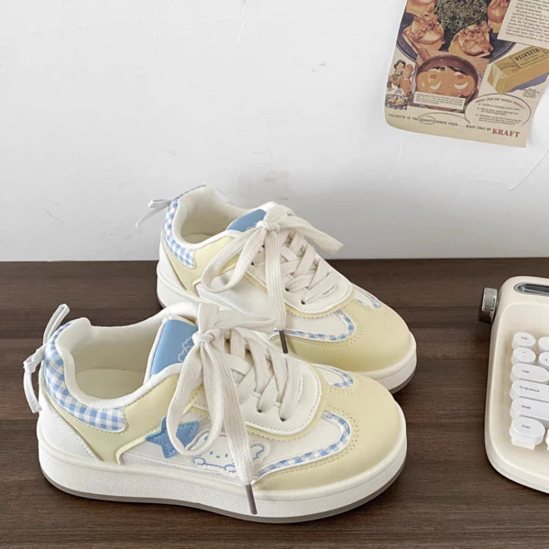 Zapatillas Casuales para Mujer con Decoración de Dibujos, Transpirables