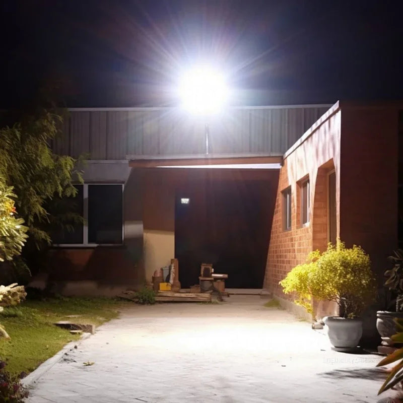 Lámpara Solar LED Exterior Súper Brillante con Sensor de Movimiento IP67