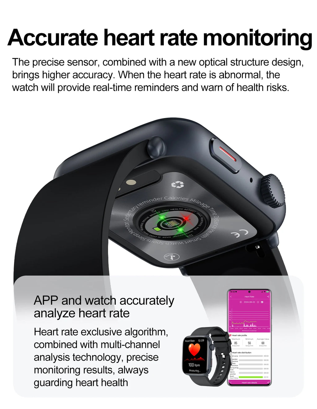 Reloj Inteligente NFC Salud Femenina AMOLED