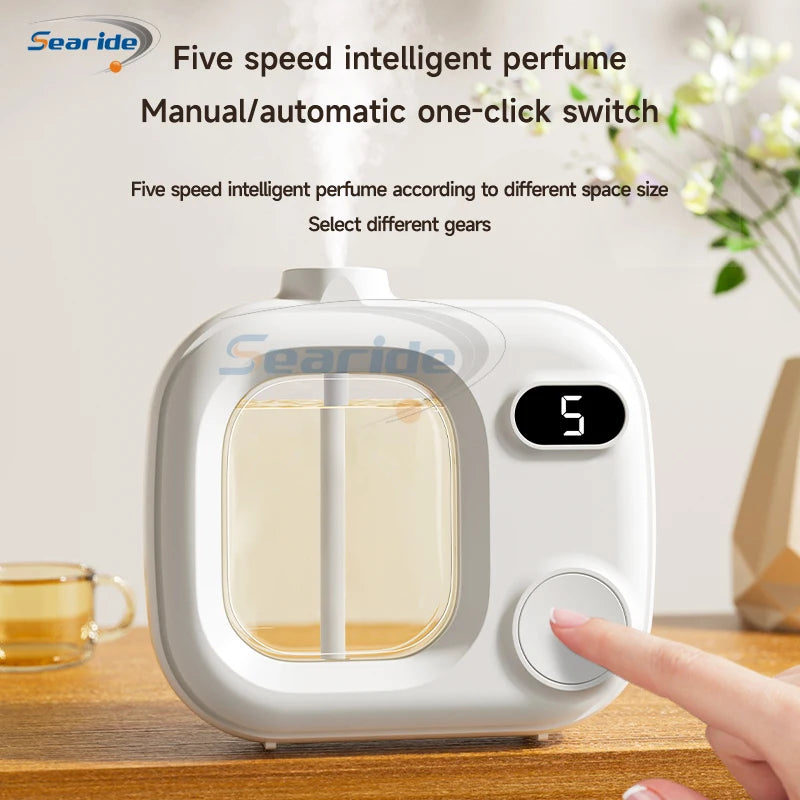 Máquina de aromaterapia automática Searide 50ml para baño y hogar