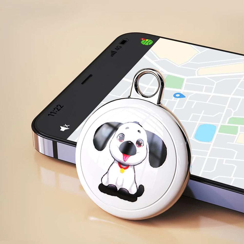 Localizador GPS antipérdida, dispositivo de seguimiento GPS compatible con Bluetooth, rastreador de actividad inteligente resistente al agua para perros y gatos