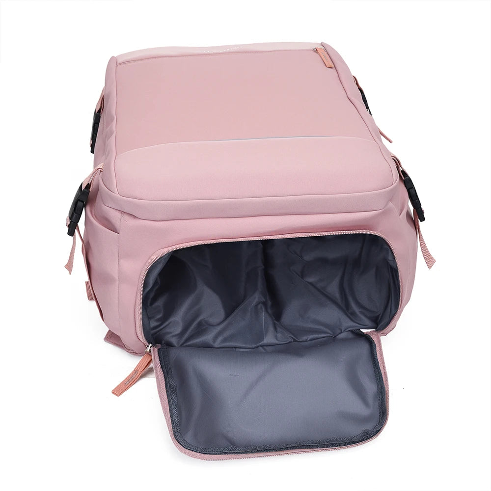 180 °     Mochila Completamente Abierta con Gran Capacidad y Múltiples Bolsillos, Adecuada para Viajes Diarios, Equipaje de Negocios y Bolsa para Computadora