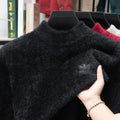 Buzo de Cuello Semi Alto para Hombre – Tejido Cálido de Invierno