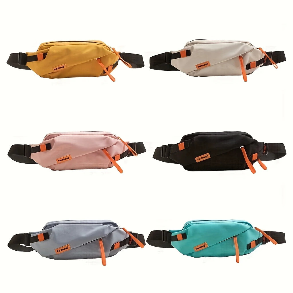 Bolso de pecho versátil de estilo japonés para mujer, bolso cruzado deportivo informal para hombre, bolso de hombro para estudiantes de gran capacidad, estilo urbano, bolso de cintura moderno