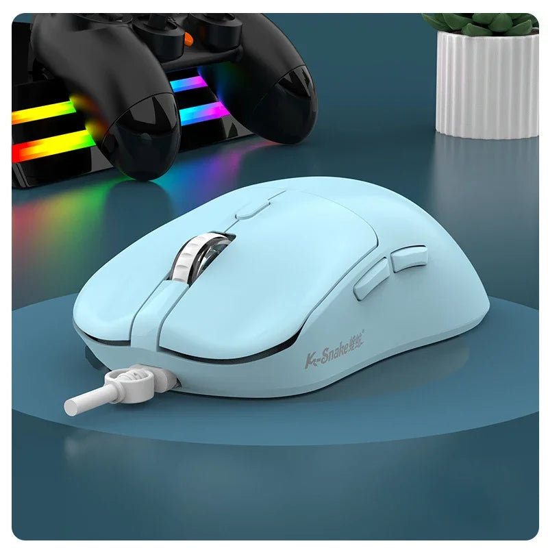 Mouse con Cable Lenovo M3, Ergonómico, 6 Botones, DPI Ajustable