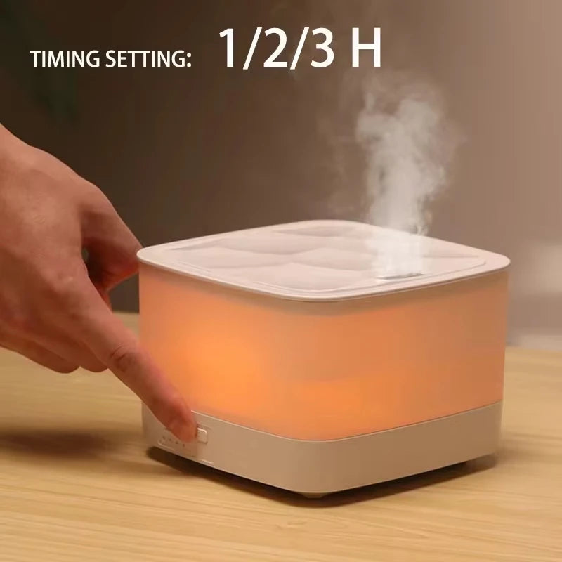 Difusor Humidificador Cubo con Control Remoto