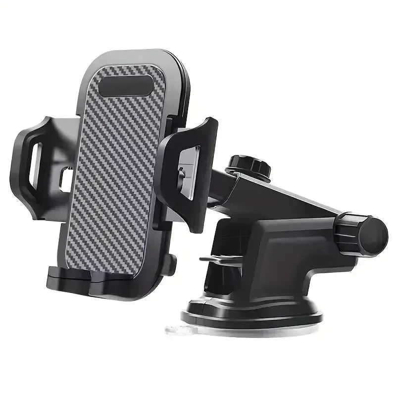 Soporte para teléfono en auto multifuncional con ventosa y pinza de ventilación