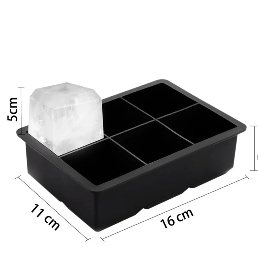 Moldes de silicona para hielo en esferas y cubos