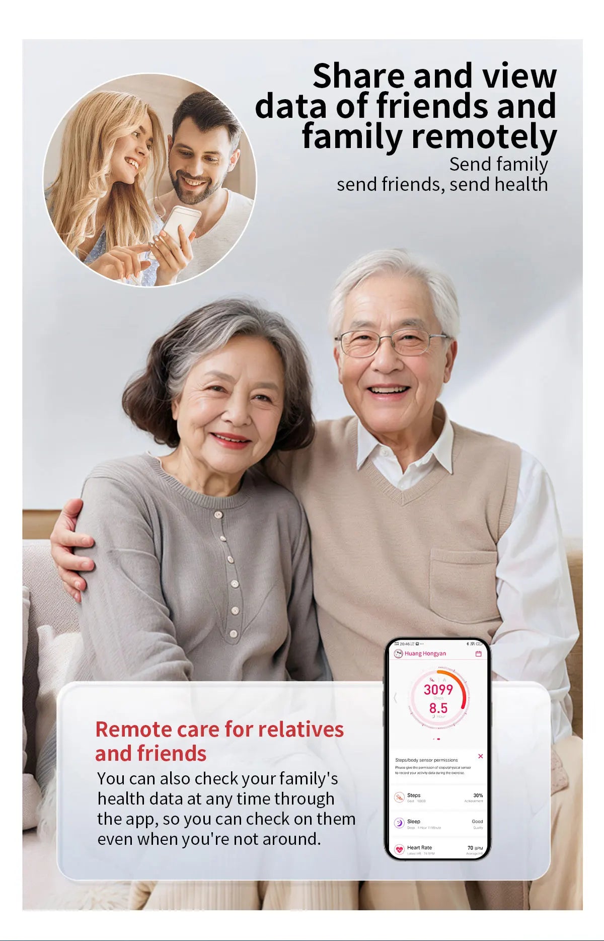 Reloj Inteligente Salud ECG+PPG Bluetooth