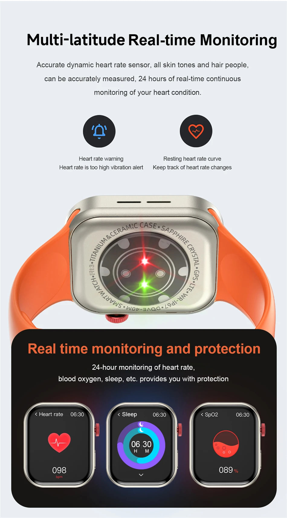 Reloj Inteligente Z03Pro con Bluetooth y Música