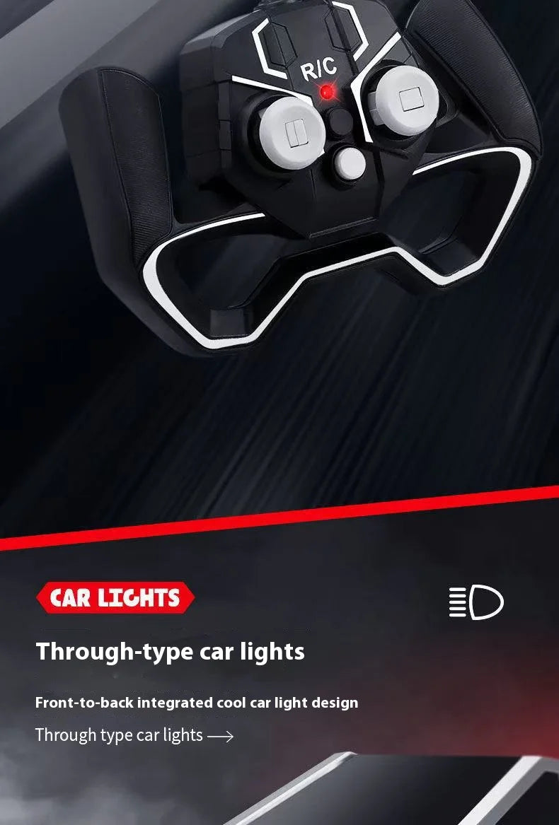 Camioneta RC 1:24, Todoterreno 4WD con Luces LED