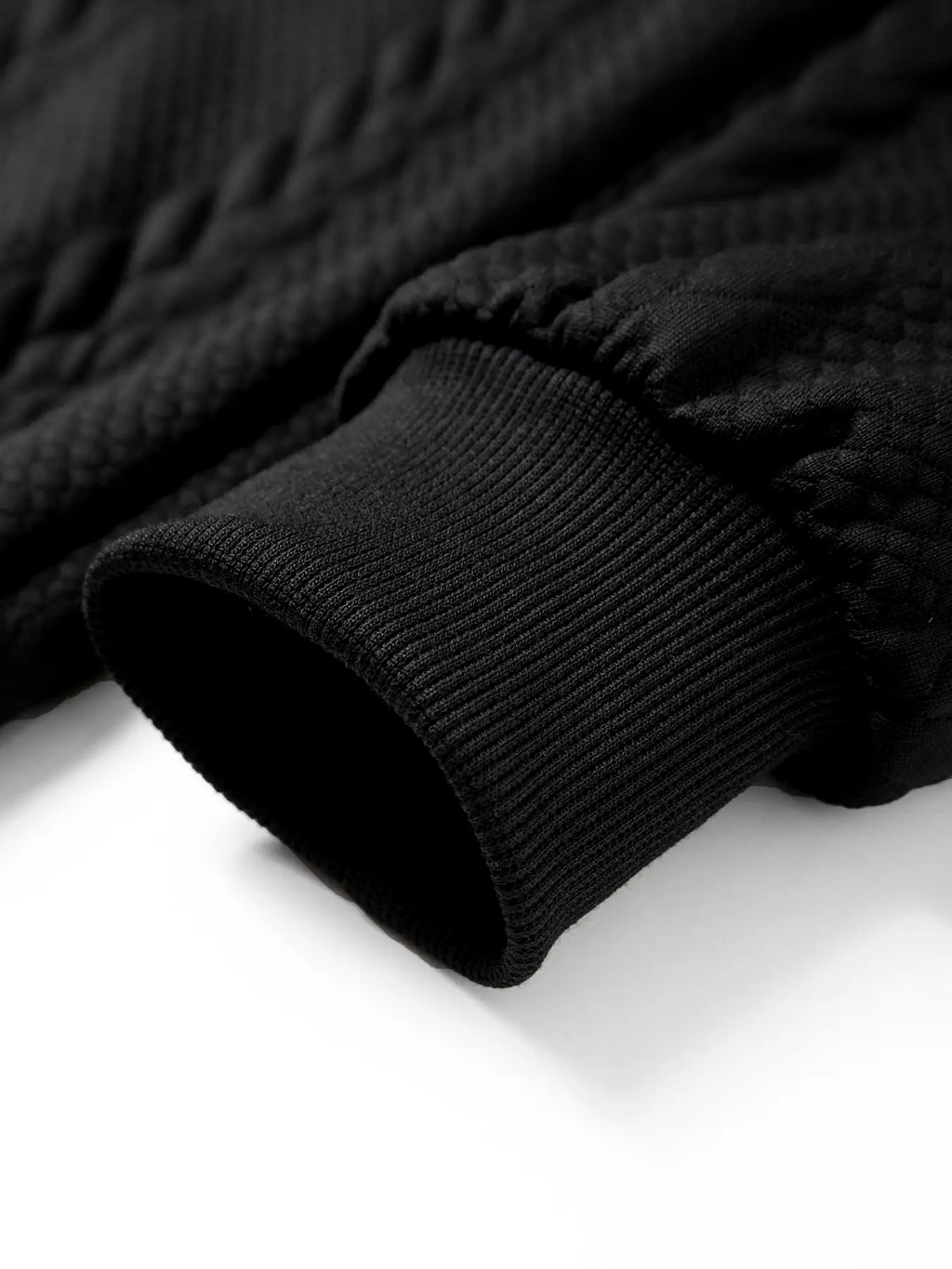 Suéter Tejido Jacquard Hombre Cuello Alto con Botones