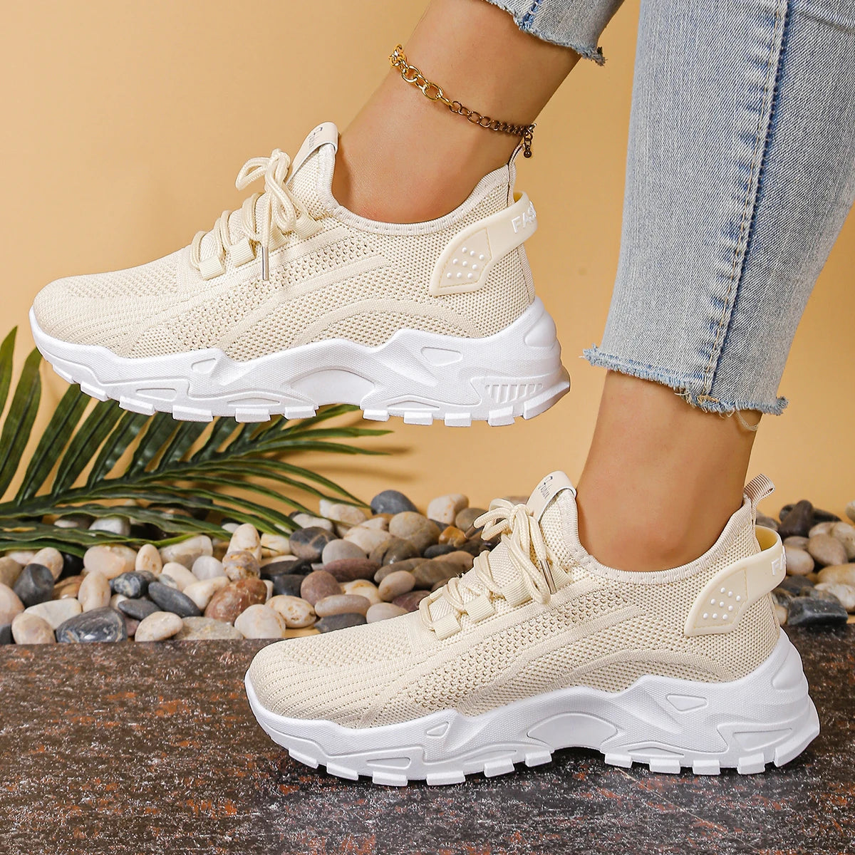 Zapatillas de Mujer con Estampado de Leopardo - Livianas y Transpirables