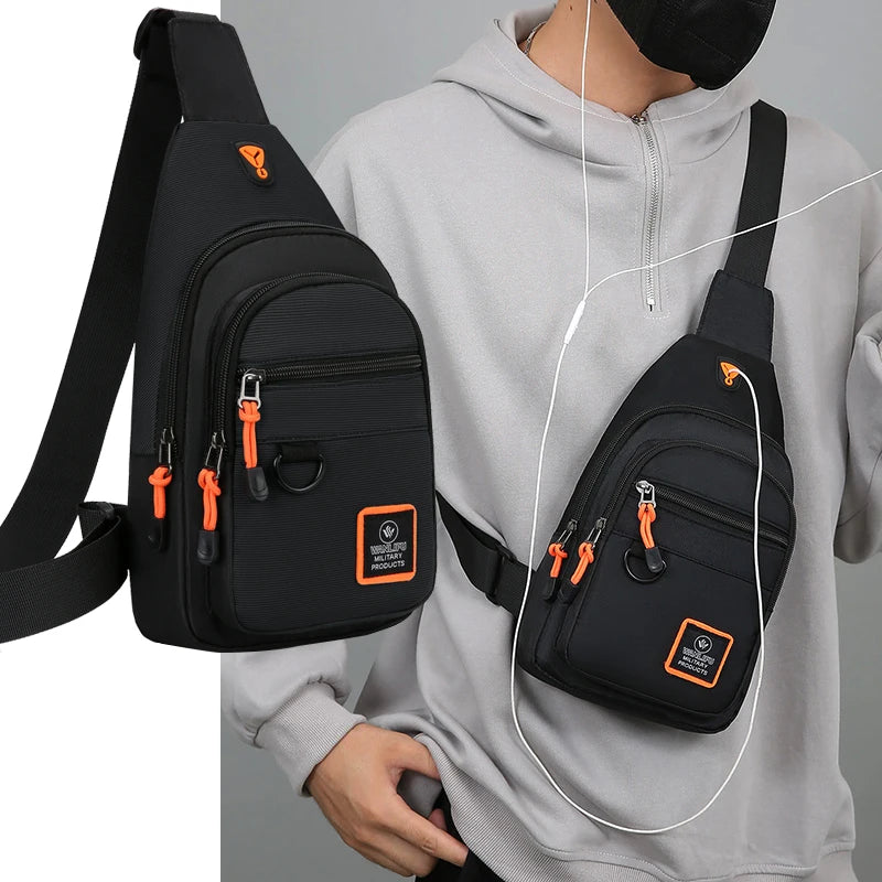 Bolso Deportivo Cruzado Impermeable para Ciclismo y Senderismo
