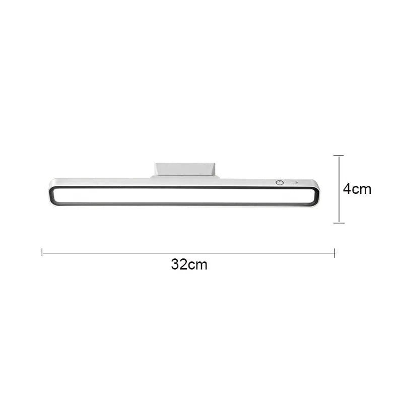 Lámpara LED USB Recargable Magnética con Atenuación Continua para Dormitorio