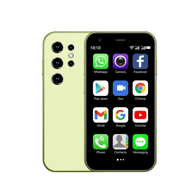 Mini24 Mini Teléfono Inteligente Android de 3.0 Pulgadas, 3GB RAM, 32GB ROM, Doble SIM, Doble Modo de Espera, Teléfono Móvil 3G, Google Play Store