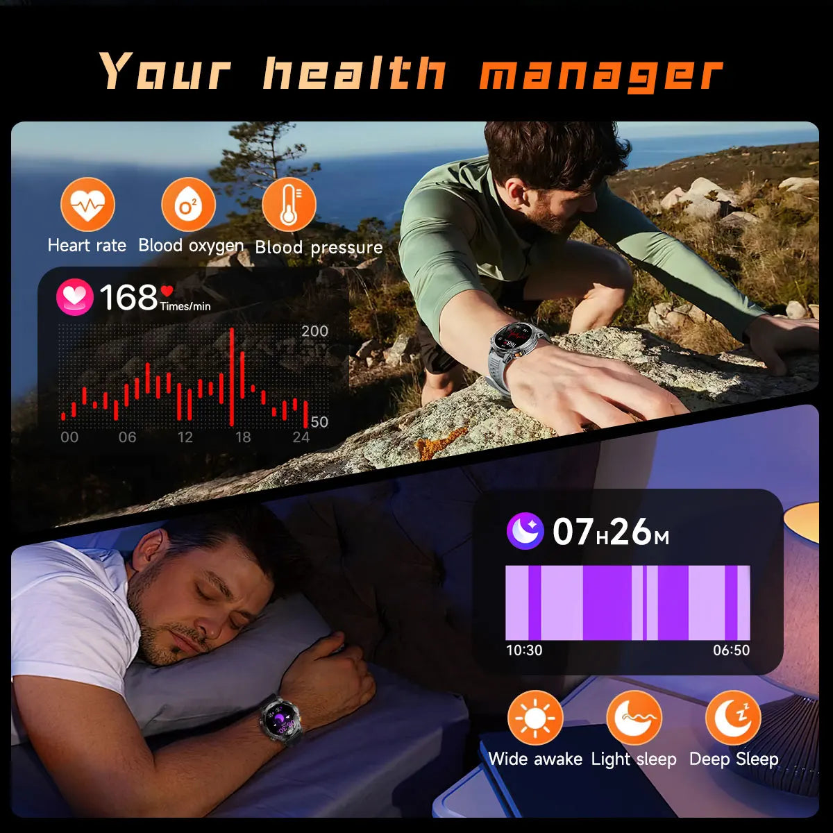 Reloj Inteligente T-REX3 con GPS y Batería 1000mAh