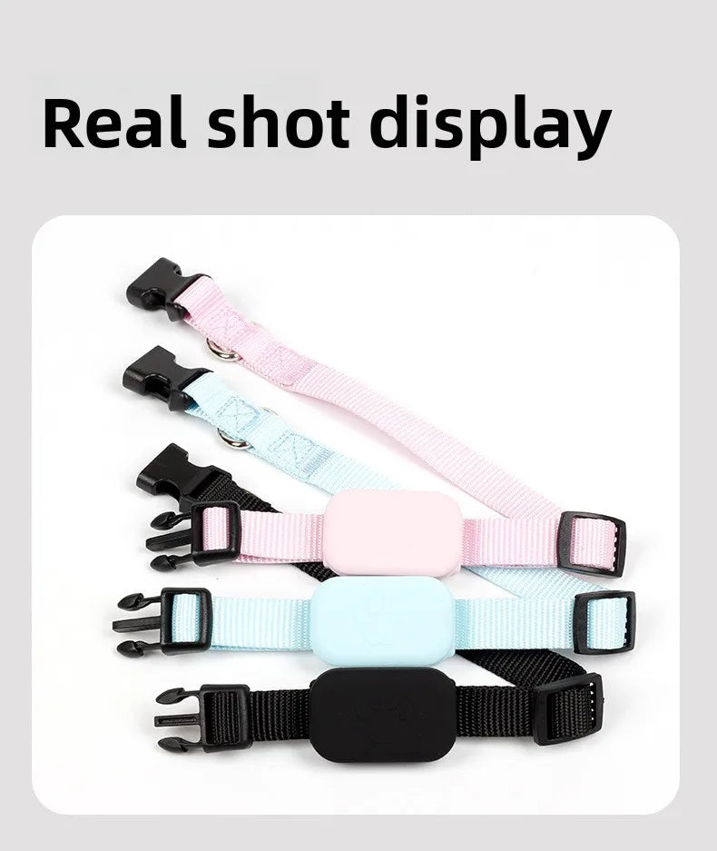 Rastreador GPS para Mascotas a Distancia, Impermeable, Seguimiento en Tiempo Real, Alerta de Movimiento, Collar Antipérdida para Perros y Gatos, Localizador Global para Apple Find APP