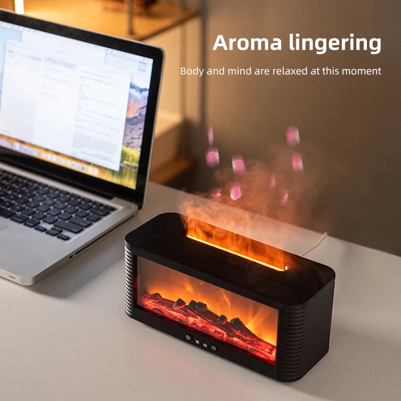 Humidificador de Chimenea con Llama 250ml Temporizador