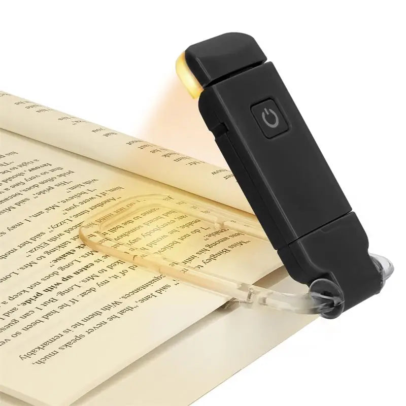 Mini Luz de Lectura LED con Clip, Brillo Ajustable