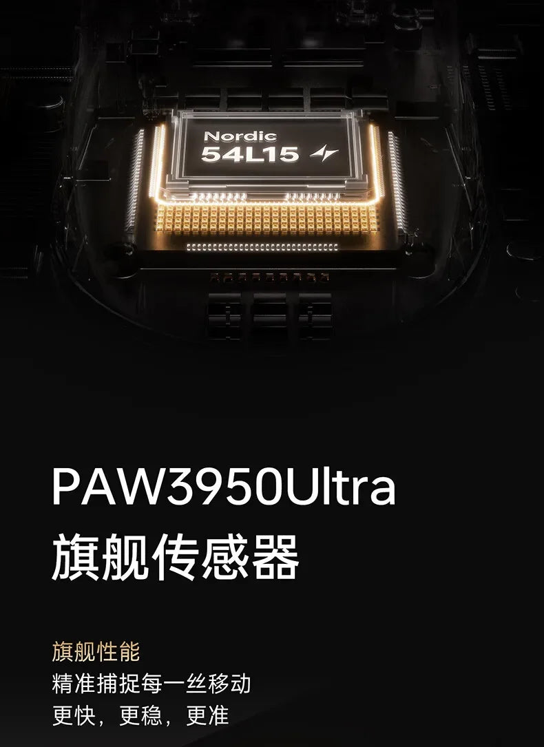 Ratón inalámbrico ATK A9 Air Ultimate Master Edition PAW3950 UItra 53g, juego ergonómico ligero, deportes electrónicos, accesorios personalizados, regalos