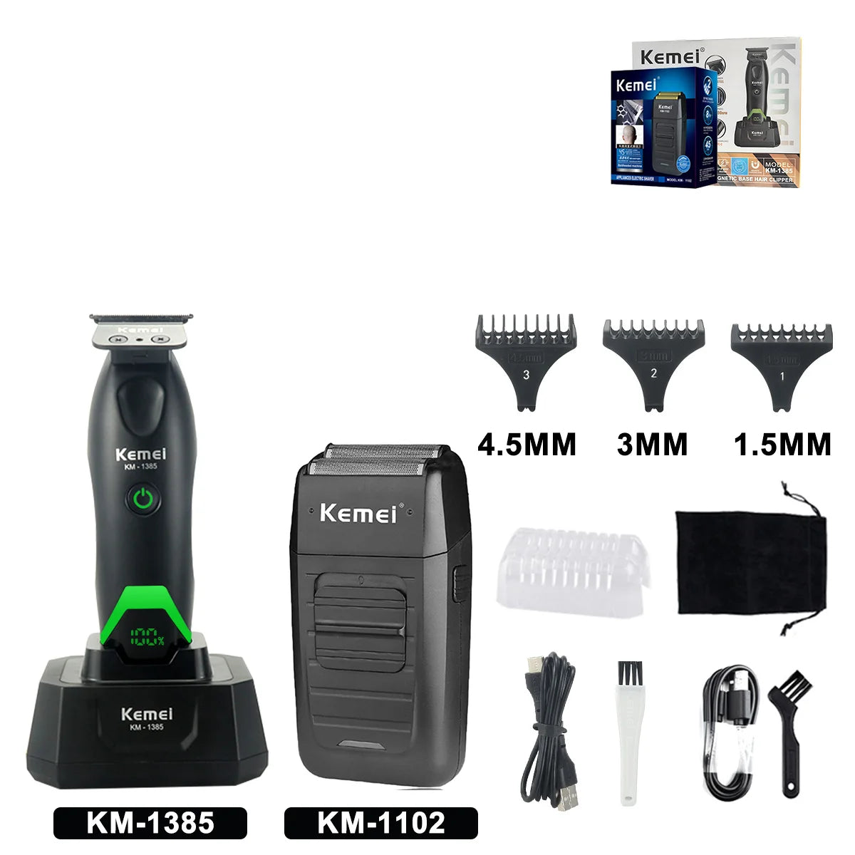 Cortadora de Pelo Profesional para Hombre, Cuchilla DLC, Motor DCM 7500 RPM