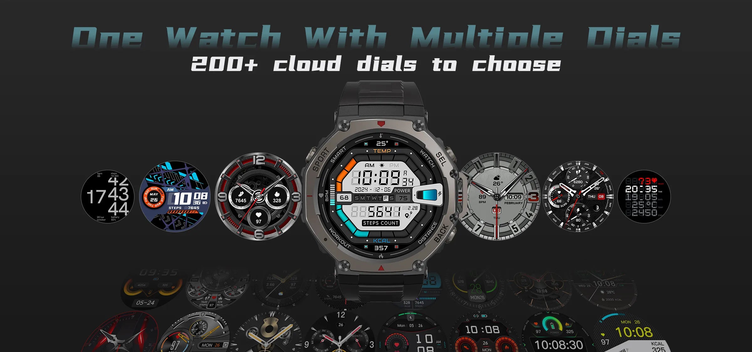 T-Rex 3 Ultra Reloj Inteligente Militar AMOLED