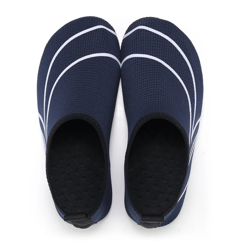 Zapatos acuáticos de secado rápido para hombre, zapatos de playa ligeros de verano para mujer, zapatos de agua suaves para parejas, zapatillas informales flexibles antideslizantes