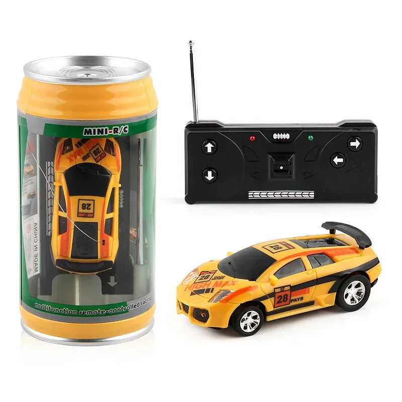 ¡Epico Mini RC Racer! Vehículo 4WD de tamaño Coke para aventuras de alta velocidad, el regalo divertido y definitivo para niños